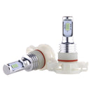 2 PCS H16(EU) 72W 1000LM 6000-6500K Super Bright White Light Car Fog LED Bulbs, DC 12-24V (Ice Blue Light)