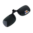 Polarized Clip-on Flip Up Plastic Clip Sunglasses Lenses Glasses Unbreakable Driving Fishing Outdoor Sport