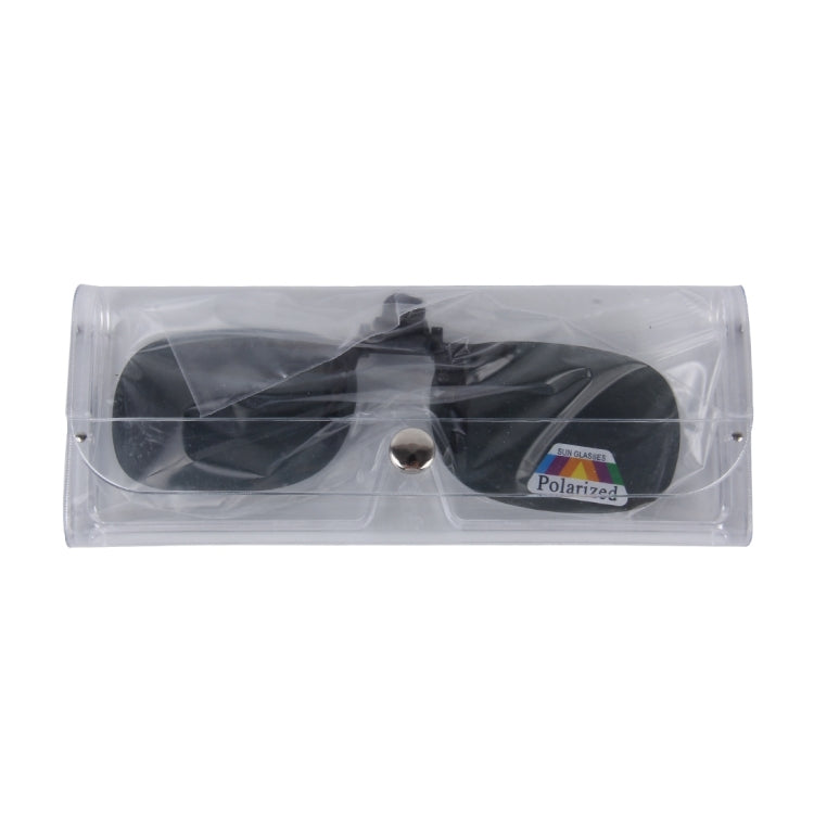 Polarized Clip-on Flip Up Plastic Clip Sunglasses Lenses Glasses Unbreakable Driving Fishing Outdoor Sport