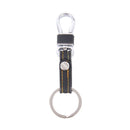Car Key Ring Holder With Leather Strip