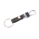 Car Key Ring Holder With Leather Strip