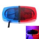 25W 240 LEDs Red Light + Blue Light Waterproof Strobe Light Dome Warning Light, DC 12Vï¼Œ Wire Length: 60cm