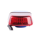 25W 240 LEDs Red Light + Blue Light Waterproof Strobe Light Dome Warning Light, DC 12Vï¼Œ Wire Length: 60cm