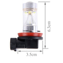 2 PCS H8/H11 30W 350 LM 6000K White Light CREE 6 LED Car Fog Light Bulb, DC 12V