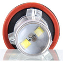 2 PCS H8/H11 30W 350 LM 6000K White Light CREE 6 LED Car Fog Light Bulb, DC 12V