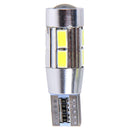 2 PCS T10 6W White Light 10 SMD 5630 LED Error-Free Canbus Car Clearance Lights Lamp, DC 12V