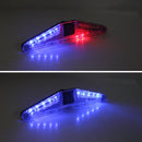 Solar Anti Collision Cupule Ranger Lamp Car Taillight LED Flash Warning Light Caution Light Foldable Solar Cupule Warning Lamp with Temporary Parking License