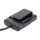 HSC-600D 3USB 7.2AMP DC 5V 2.4A and 4.8A 3-Port Passenger Car Charger Mounted Before and After Charging with Voltage, Cable Length: 1.8m