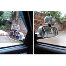 Car Blind Spot Side View Wide Angle Convex Mirror Vision Collection Side View Mirror Blind Spot Mirror(Silver)