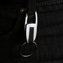 Single Ring Metal Leather Key Chain Metal Car Key Ring Multi-functional Tool Key Holder Key Chains Rings Holder For Car Key Rings