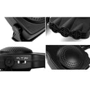 DC 12V 150W Cold and Warm Dual Use Three Outlet Car Auto Electronic Heater Fan Windshield Defroster Demister(Black)