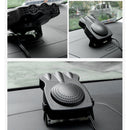 DC 12V 150W Cold and Warm Dual Use Three Outlet Car Auto Electronic Heater Fan Windshield Defroster Demister(Black)