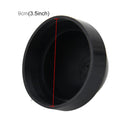 2 PCS K90 Universal Car LED Headlight HID Xenon Lamp Silicone Dust Cover Seal Caps Car Dust Cover Waterproof Dustproof Sealing Headlamp Cover for Car Retrofit, Inner Diameter: 9cm