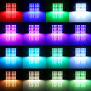 2 PCS Colorful 36MM Bicuspid Remote Control Car Dome Lamp LED Reading Light with 6 LED Lights