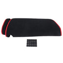 Car Light Instrument Panel Sunscreen Dashboard Mats Cover for Toyota New Corolla (2014-2018)ï¼ŒPlease Note Model and Year(Red)
