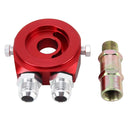 Universal Car Modified Instrument Dedicated Cake Oil Temperature Hydraulic Gauge Adapter Seat, Random Color Delivery