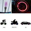 2 PCS Wheel Tyre Lamp With Battery for Car / Motorbike / Bike(Red Light)