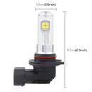 2 PCS 9006 40W 800 LM 6000K 8 CREE LEDs Car Fog Lights, DC 12V(White Light)