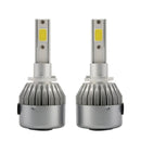 2 PCS C9 880/881 18W 1800LM 6000K Waterproof IP68 Car Auto LED Headlight with 2 COB LED Lamps, DC 9-36V(White Light)