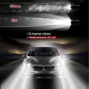 2 PCS C9 9005 18W 1800LM 6000K Waterproof IP68 Car Auto LED Headlight with 2 COB LED Lamps, DC 9-36V(White Light)