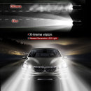 2 PCS C9 H3 18W 1800LM 6000K Waterproof IP68 Car Auto LED Headlight with 2 COB LED Lamps, DC 9-36V(White Light)