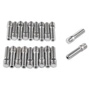 20 PCS 5cm Universal Car Modification Extended Wheels Stud Conversion M14x1.5 to M12x1.5 Screw Adapter LN032 LN033 LN044