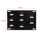 Car Front Bumper Tow Hook License Plate Mounting Bracket Holder for Audi A4