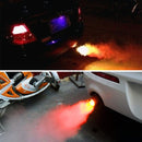 Universal Car / Motorcycles Styling Straight Stainless Steel Exhaust Pipe Spitfire Red Light Decoration Flaming Muffler Tail Muffler Tip Pipe