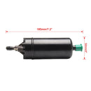 Car 140L/H High Flow In-Line Injection Fuel Pump External Electric Fuel Pump Flow 0580464038 for Mercedes-Benz / Renault / Peugeot / Opel / BMW / Citroen (Black)
