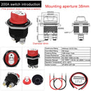 4 AWG Battery Switch Connecting Cable for Car / Motorcycle / Ocean Liner