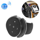 Car Wireless Bluetooth Controller Mobile Phone Multimedia Multi-functional Steering Wheel Remote Controller with Holder (Black)