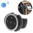 Car Wireless Bluetooth Controller Mobile Phone Multimedia Multi-functional Steering Wheel Remote Controller with Holder (Silver)