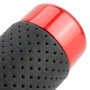 Metal Leather Long Column Car Shift Knob, Size: 18x3.3cm (Red)