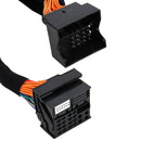 Car Radio DVD GPS DSP Ampplified Audio Extension Power Cable Wiring, Cable Length: 1.5m, For Volkswagen, Audi A4/Q5/Q7, Passat Lingyu, BMW B/C Series, Passat B5, Cayenne and More Vehicles