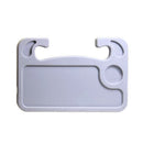 Multi-function Car Steering Wheel Computer Card Table Box Car Tray Desktop Computer Desk Car Laptop Table Dining Table Shelf Desk Auto Accessories(Grey)