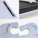 Multi-function Car Steering Wheel Computer Card Table Box Car Tray Desktop Computer Desk Car Laptop Table Dining Table Shelf Desk Auto Accessories(Grey)