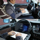 Multi-function Car Steering Wheel Computer Card Table Box Car Tray Desktop Computer Desk Car Laptop Table Dining Table Shelf Desk Auto Accessories(Grey)