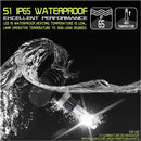 2 PCS 9004 IP65 Waterproof White Light 12 CSP LED Car Headlight Bulb, 9-36V / 18W, 6000K / 2000LM