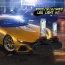 2 PCS 9005 IP65 Waterproof White Light 6 CSP LED Car Headlight Bulb, 9-36V / 18W, 6000K / 2000LM