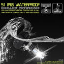 2 PCS H4 IP65 Waterproof White Light 12 CSP LED Car Headlight Bulb, 9-36V / 18W, 6000K / 2000LM