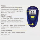 PT2100 2.0mm Range 2 Units mm/mil LED Digital Display Paint Coat Tester Paint Thickness Tester