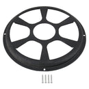 10 inch Universal Car Horn Cover Black Round Horn Cover Horn Round Cover