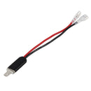 2 PCS Universal H1 Conversion Bulb Harness Wire Plugs Power Wire Adapter Connectors