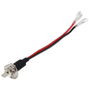 2 PCS Universal H1 Conversion Bulb Harness Wire Plugs Power Wire Adapter Connectors
