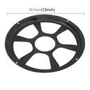 12 inch Universal Car Horn Cover Black Round Horn Cover Horn Round Cover