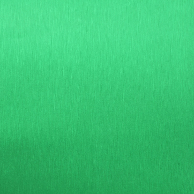 1.52 * 0.5m Waterproof PVC Wire Drawing Brushed Chrome Vinyl Wrap Car Sticker Automobile Ice Film Stickers Car Styling Matte Brushed Car Wrap Vinyl Film (Green)