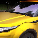 1.52 * 0.5m Waterproof PVC Wire Drawing Brushed Chrome Vinyl Wrap Car Sticker Automobile Ice Film Stickers Car Styling Matte Brushed Car Wrap Vinyl Film (Gold)