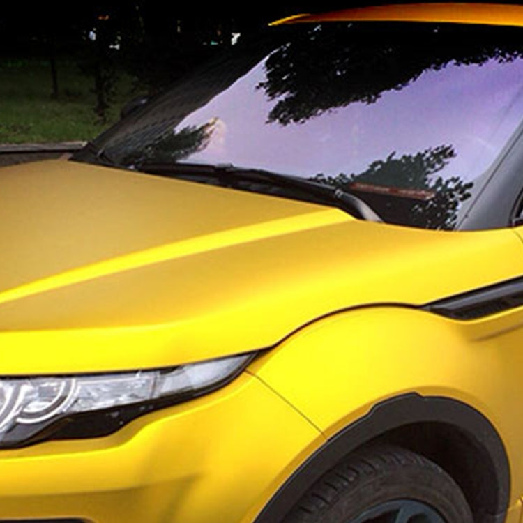 1.52 * 0.5m Waterproof PVC Wire Drawing Brushed Chrome Vinyl Wrap Car Sticker Automobile Ice Film Stickers Car Styling Matte Brushed Car Wrap Vinyl Film (Gold)