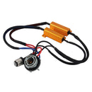 2 PCS 1157/BAY15D Car Canbus Error Canceller Decoder Load Resistor LED 50W 8 Ohm No Blinking Decoder Heat Resistance Aluminum Case Heat Sink High Power Metal Shell Resistance