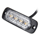 DC 12V-24V 2W 4LEDs SMD-2835 Lamps 17 Flash Patterns 3 Lines Car Flash Lamp Waterproof Car Truck Emergency Strobe Flash Warning Light, Cable Length: 90cm